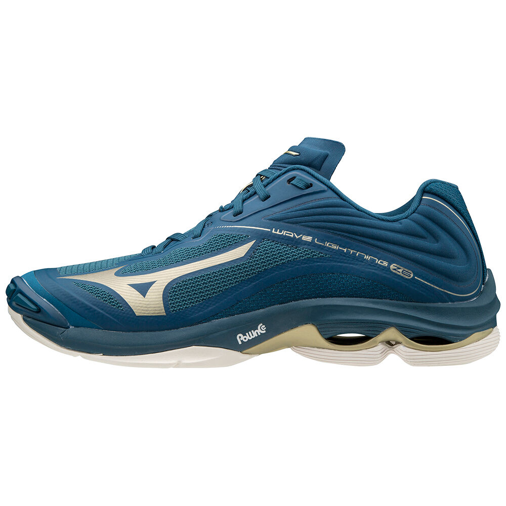 Mizuno Wave Lightning Z6 Férfi Röplabda Cipő Kék QFY204758